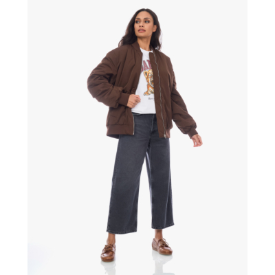 Ganni Beaded Tiger Graphic T-shirt Wit