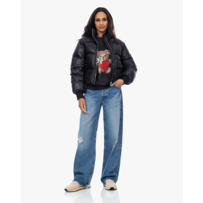 Ganni Beer crewneck sweater grijs