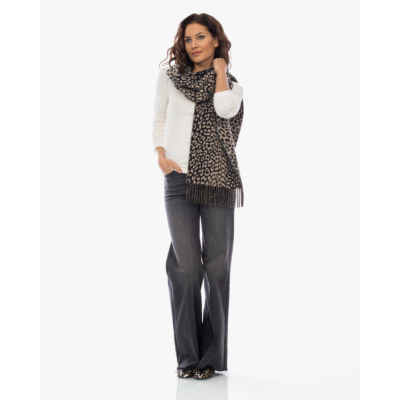 Mother The Hustler Roller Wide Leg Jeans Grijs