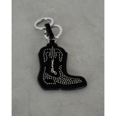 Ganni Westerse Laars Sleutelhanger Zwart