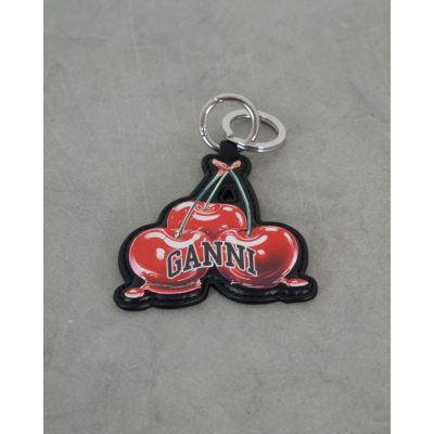 Ganni Joy Cherry Sleutelhanger Zwart