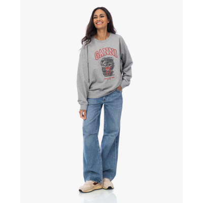Ganni Kitty Print Sweater Paloma