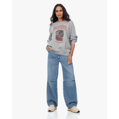 Ganni Kitty Print Sweater Paloma