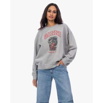 Ganni Kitty Print Sweater Paloma