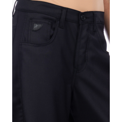 Lois Aliana Mid Rise Barrel Fit Black Caster