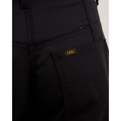 Lois Aliana Mid Rise Barrel Fit Black Caster