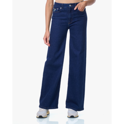 Lois Palazzo Straight Leg Jeans Donker Blauw L32
