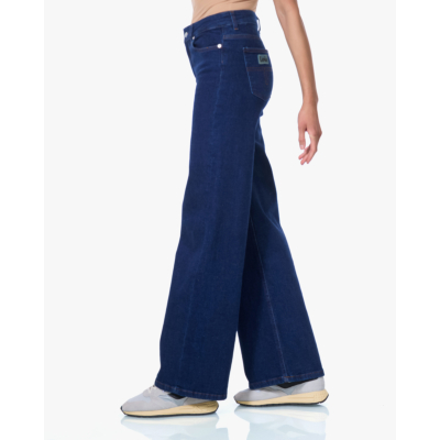 Lois Palazzo Straight Leg Jeans Donker Blauw L32