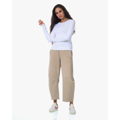Citizens of Humanity Miro Barrel Sweatpants Beige