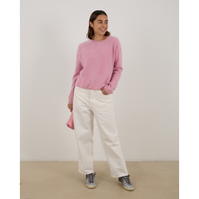 Lisa Yang Lexia Sweater Kasjmier Brushed Pullover Roze