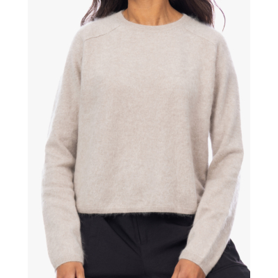 Lisa Yang Lexia Sweater Kasjmier Brushed Pullover Beige