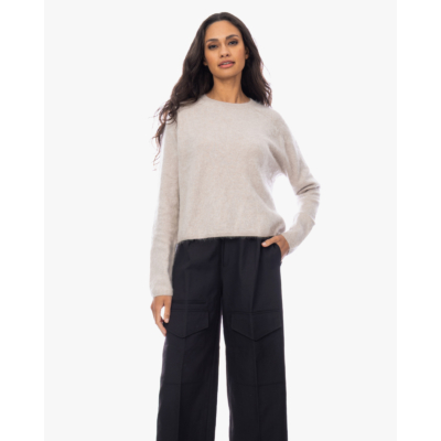 Lisa Yang Lexia Sweater Kasjmier Brushed Pullover Beige