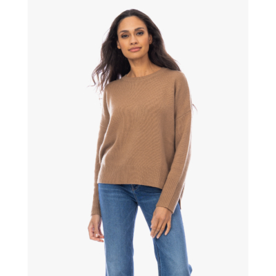 Lisa Yang Mila Kasjmier Pullover Trui Bruin