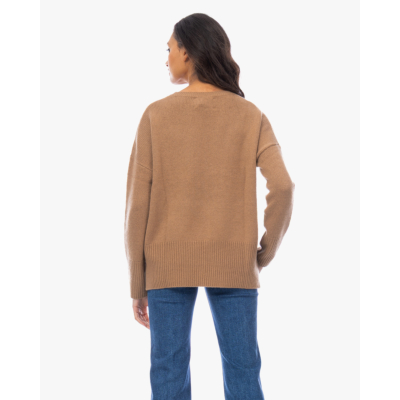 Lisa Yang Mila Kasjmier Pullover Trui Bruin