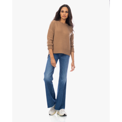 Lisa Yang Mila Kasjmier Pullover Trui Bruin