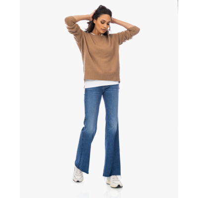 Lisa Yang Mila Kasjmier Pullover Trui Bruin