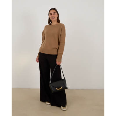 Lisa Yang Mila Kasjmier Pullover Trui Bruin