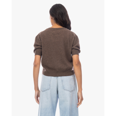 Lisa Yang Genevra Kasjmier Pullover Shirt Taupe