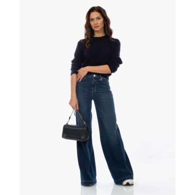 Closed Glow Up Wide Leg Jeans Donkerblauw