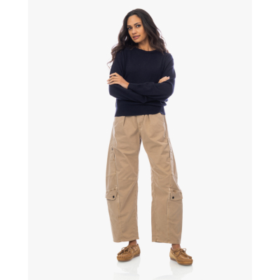 Lisa Yang Greer Kasjmier Pullover Trui Deep Navy