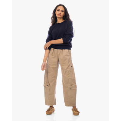 Lisa Yang Greer Kasjmier Pullover Trui Deep Navy