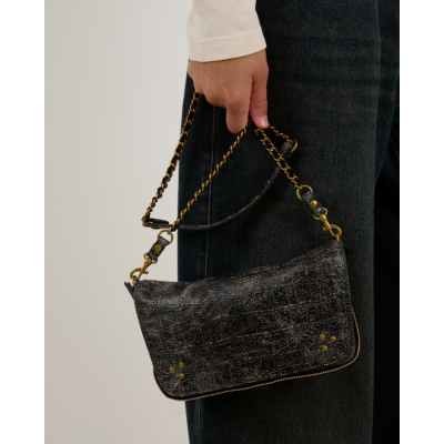 Jerome Dreyfuss Bobi S Tas Imprimé Croco Grunge Sheepskin