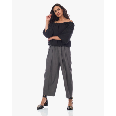 Ame Antwerp Now Off Shoulder Top Zwart