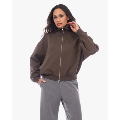 Ame Antwerp Nona Sweatvest Bruin