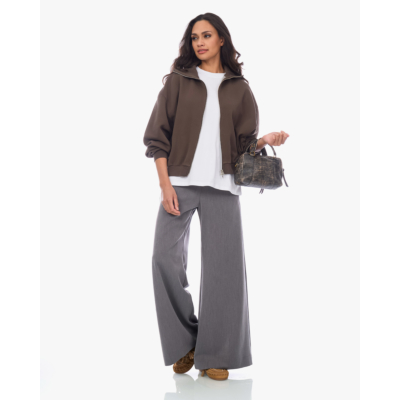 Ame Antwerp Nona Sweatvest Bruin