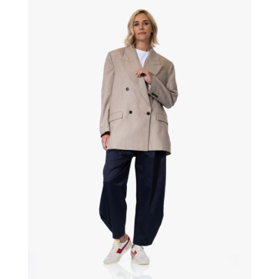 Ame Antwerp Natan Oversized Blazer Taupe