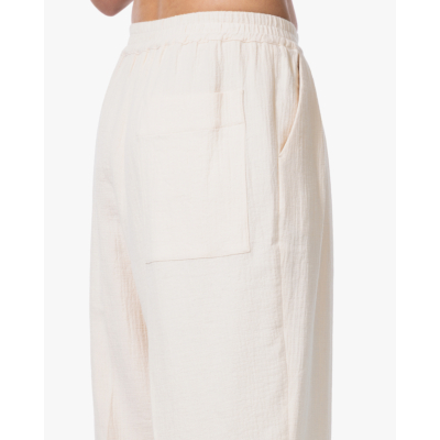 Ame Antwerp Kick Gestructureerde Pull-on Pantalon Ecru