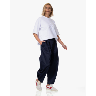 Ame Antwerp New York Barrel Twill Pantalon Navy