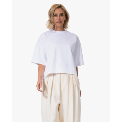 Ame Antwerp Eloise Boxy T-shirt Wit
