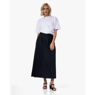 Ame Antwerp Nantes T-shirt met Knoopdetail Wit