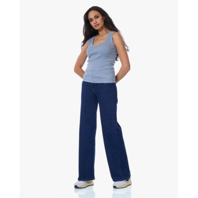 Drykorn Tavira Rib Hemdje Blauw
