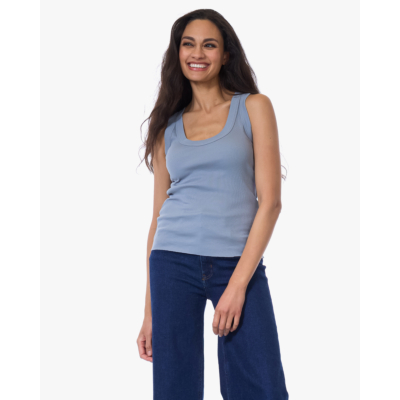 Drykorn Tavira Rib Hemdje Blauw