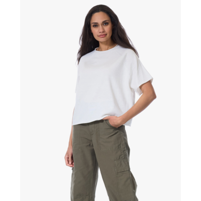 Drykorn Moeny T-shirt Korte Mouw Off White