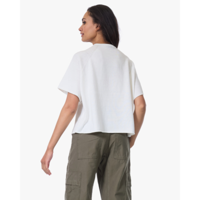Drykorn Moeny T-shirt Korte Mouw Off White
