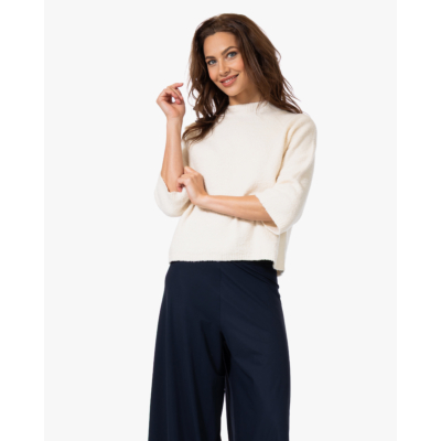 no man's land Bouclé Katoenmix Trui Jasmin