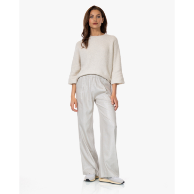 no man's land Bouclé Katoenmix Trui Silver Line