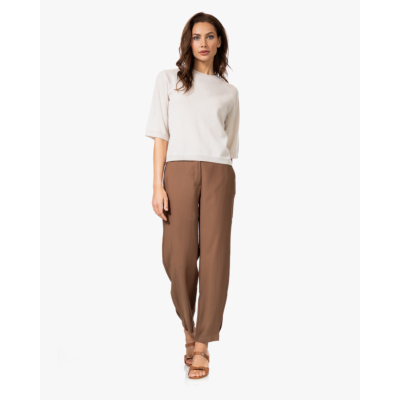 no man's land Wol-Cashmere Raglan Trui Soft Dune