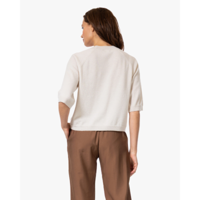 no man's land Wol-Cashmere Raglan Trui Soft Dune