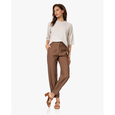 no man's land Wol-Cashmere Raglan Trui Soft Dune