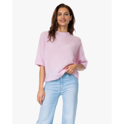 no man's land Mohairmix Raglan Trui Cool Rose