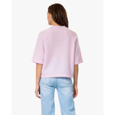 no man's land Mohairmix Raglan Trui Cool Rose