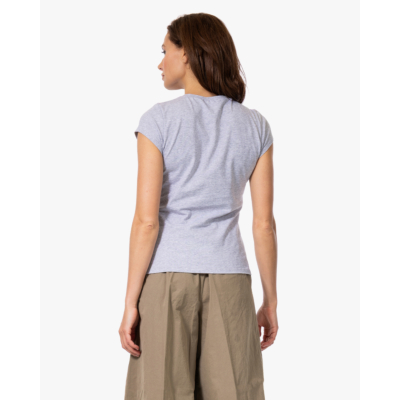 no man's land T-shirt met Kapmouw Grijs Mêlee