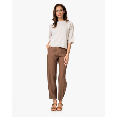 no man's land Viscose Twill Pantalon Tobacco