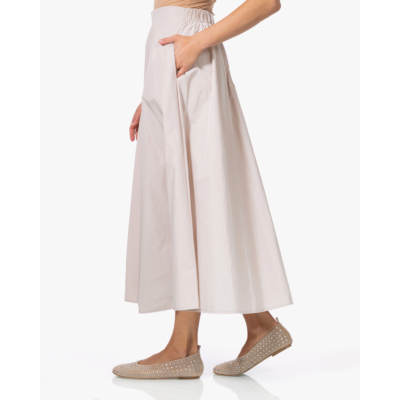 no man's land A-lijn Maxi Rok Dune
