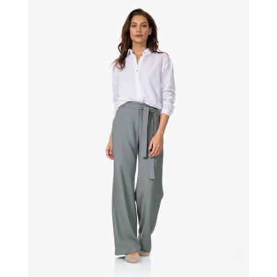 no man's land Katoen Voile Blouse Wit