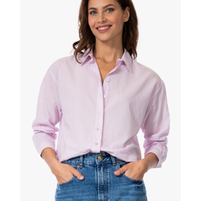 no man's land Katoen Voile Blouse Cool Rose